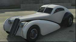 Truffade Z-Type - GTA 5: Sports classics map - Shopping - GTA 5 Guide
