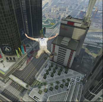 I fly cause I want... - GTA 5: Parachute Jumps map - Activities - GTA 5 Guide