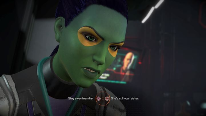 The second major choice found in this episode - Knowhere - celebrating victory | Episode 1 - Tangled Up in Blue - Episode 1 - Tangled Up in Blue - Marvels Guardians of the Galaxy: The Telltale Series Game Guide