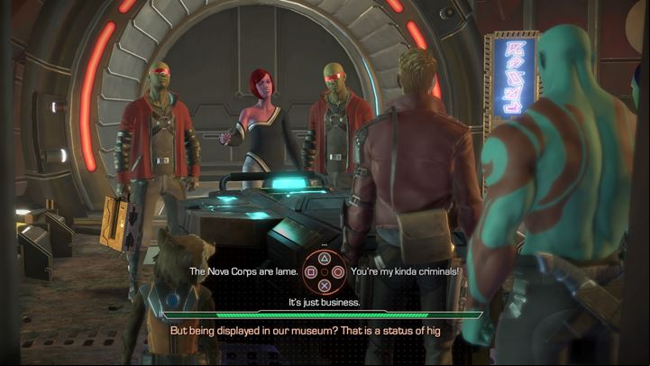 1 - Handing the body over to the Collector | Episode 1 - Tangled Up in Blue - Episode 1 - Tangled Up in Blue - Marvels Guardians of the Galaxy: The Telltale Series Game Guide