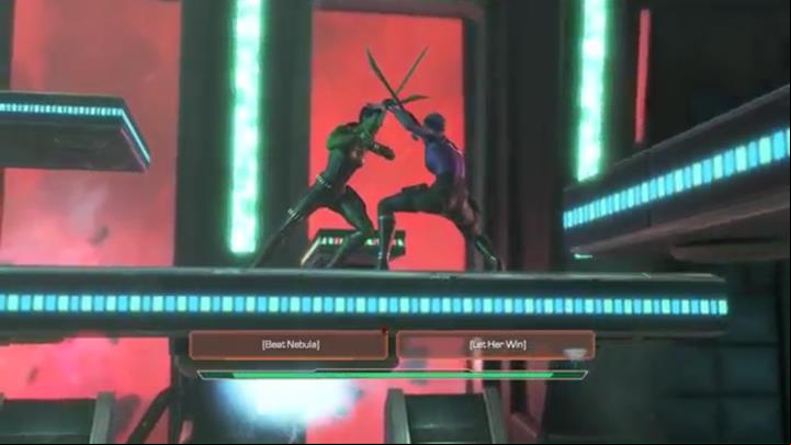 The second important choice occurs in the second chapter - Important choices | Episode 3 - More Than a Feeling - Episode 3 - More Than a Feeling - Marvels Guardians of the Galaxy: The Telltale Series Game Guide