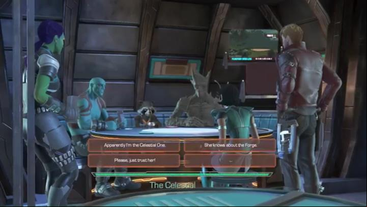 Dialog options - Chapter 5 - Blood on the Tracks | Episode 3 - More Than a Feeling - Episode 3 - More Than a Feeling - Marvels Guardians of the Galaxy: The Telltale Series Game Guide
