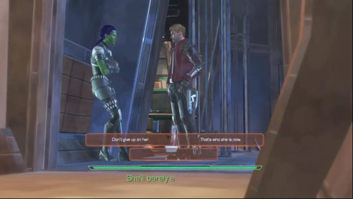 It is time to talk to Gamora - Chapter 5 - Blood on the Tracks | Episode 3 - More Than a Feeling - Episode 3 - More Than a Feeling - Marvels Guardians of the Galaxy: The Telltale Series Game Guide
