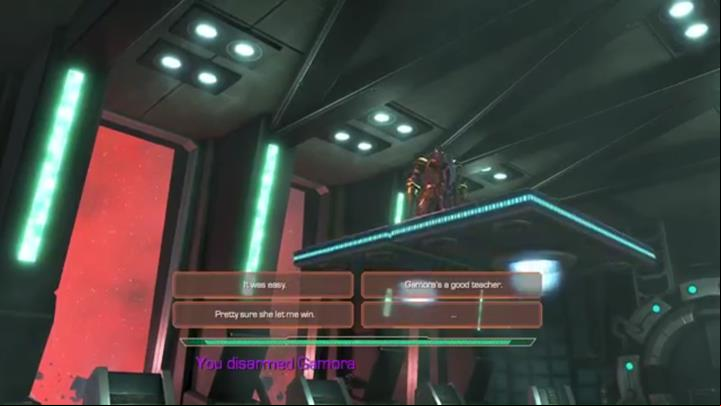 When Mantis shows up, catch her hand and go into Nebulas vision - Chapter 5 - Blood on the Tracks | Episode 3 - More Than a Feeling - Episode 3 - More Than a Feeling - Marvels Guardians of the Galaxy: The Telltale Series Game Guide