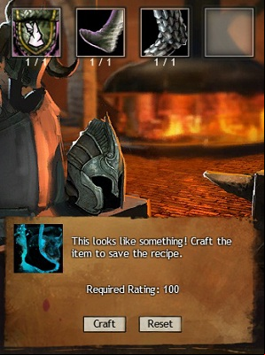 Discovery bookmark let you craft new items. - Crafting - Basics - Guild Wars 2 - Game Guide and Walkthrough