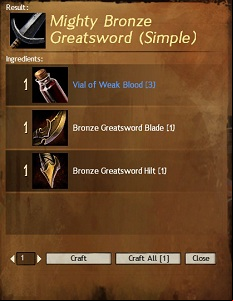 The method above let you craft known items, but it has one big disadvantage: it gives small amount of XP - Production, experience - Crafting - Guild Wars 2 - Game Guide and Walkthrough