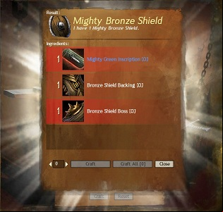 Recipe is added to your list and you can use a new item. - Production, experience - Crafting - Guild Wars 2 - Game Guide and Walkthrough