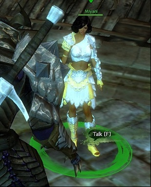 Miyani. You can buy recipes and components from her. - Mystic Forge - Crafting - Guild Wars 2 - Game Guide and Walkthrough