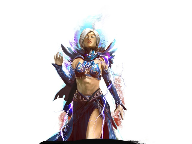 Elementalist is a hero draining its power from four elements: fire, water, air and earth - Elementalist - Classes - Guild Wars 2 - Game Guide and Walkthrough