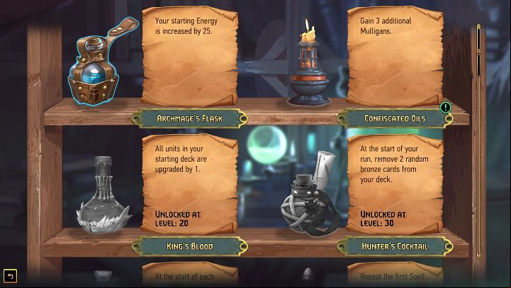 Interact with the Alchemy Station to view all available potions that can be utilized during expeditions in Gwent: Rogue Mage - Gwent Rogue Mage: Laboratory - Basics - Gwent Rogue Mage Guide