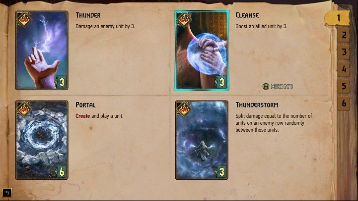Grimoire is a spell book where you can check out all the spells available in Gwent: Rogue Mage - Gwent Rogue Mage: Laboratory - Basics - Gwent Rogue Mage Guide