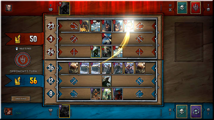 Before the game starts, players receive one random card from the top of the deck and can swap one card once again - Course of The Game | Gameplay Basics - Gameplay Basics - Gwent: The Witcher Card Game Guide