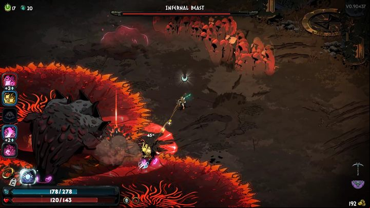 The fight against Infernal Beast is a test of your patience and endurance - Hades 2: How to defeat Infernal Beast boss? - Bosses - Hades 2 Guide