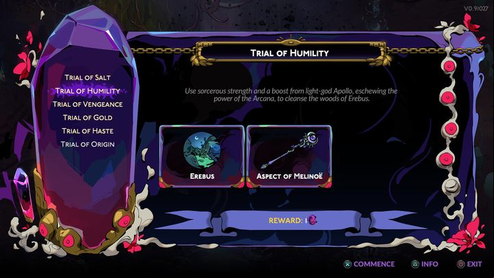 The Chaos Trials are short challenges that you can start at the Pitch-Black Stone - Hades 2: How to get Star Dust? - FAQ - Hades 2 Guide