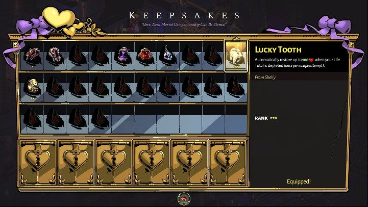 Name of keepsake: Myrmidon Bracer - Hades: Gifts from the characters - Awards and improvements - Hades Guide