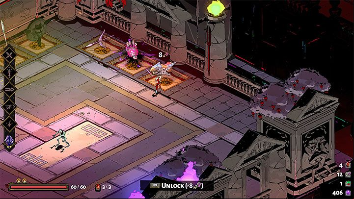 Weapons are stored in the armory in the last chamber of the House of Hades - Hades: Starting tips - Basics - Hades Guide