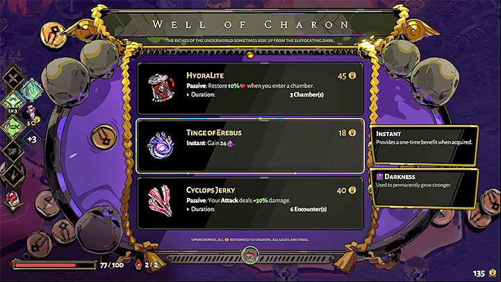 It can also be obtained by visiting Charon's shops and wells - Hades: Charons Obol, Nectar and Darkness - Basics - Hades Guide