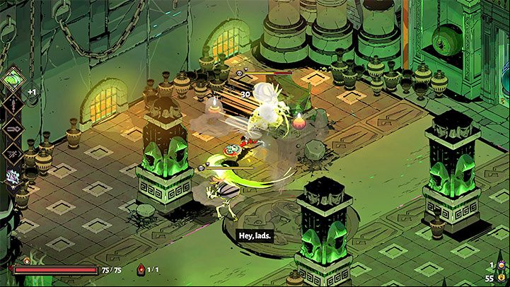 The Shield's basic attack has two uses - you can press the button and hit with the shield once, or hold the button - Hades: Shield of Chaos - In-game weapons - Hades Guide