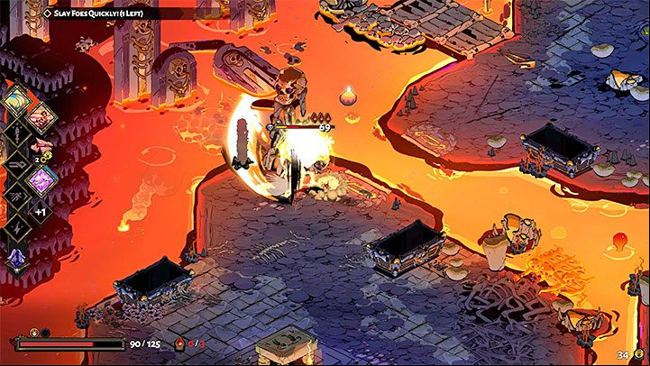A basic attack is a series of rapid blows with the Twin Fists - Hades: Twin Fists - In-game weapons - Hades Guide