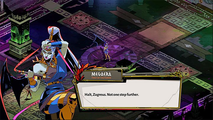 The default final boss of Tartarus is Megaera - Hades: Tartarus - Lands / biomes - Hades Guide