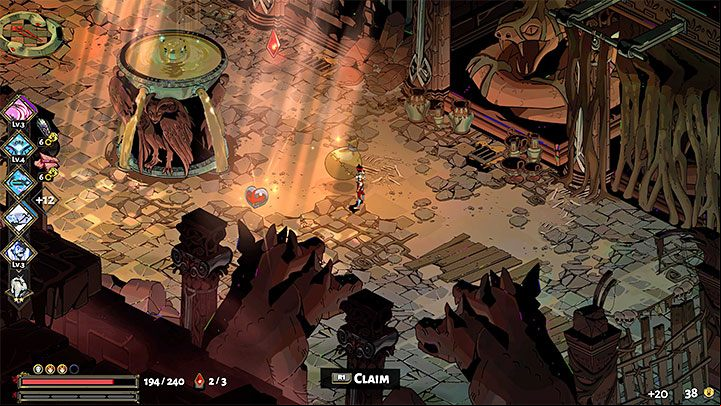 Cerberus demands a "bribe" in the form of Satyr Sack which you will be able to find in one of the chambers of the temple - Hades: Temple Of Styx - Lands / biomes - Hades Guide