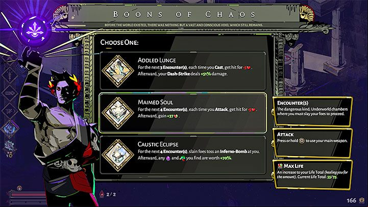 Each visit to Chaos allows you to have a new conversation with this character, but what's even more important is the opportunity to the Chaos challenges - Hades: Chaos - how to unlock? - FAQ - Hades Guide