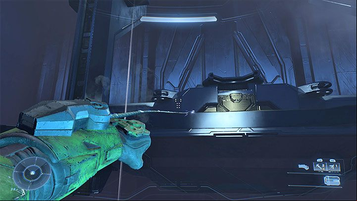 Obtaining one of the seeds involves an additional difficulty; after removing the seed from the slot, the bridge which was powered by the seed will be deactivated - Halo Infinite: Nexus - walkthrough - Main missions - Halo Infinite Guide