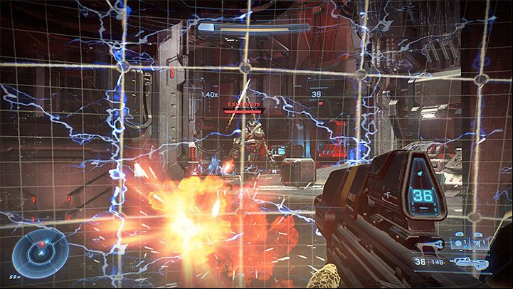 We don't recommend using heavy weapons that are held in both hands at once - Halo Infinite: House of Reckoning - walkthrough - Main missions - Halo Infinite Guide