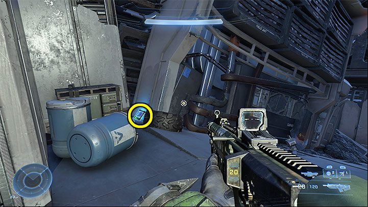 The audio log is inside one of the wrecks in the Graveyards' central area - Halo Infinite: Pelican Down (Graveyards) - all Spartan Cores, Audio Logs - Graveyards - Halo Infinite Guide
