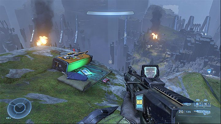 This audio log can be found on top of a hill in the northern part of the Graveyards, to the west of the northern AA gun - Halo Infinite: Pelican Down (Graveyards) - all Spartan Cores, Audio Logs - Graveyards - Halo Infinite Guide
