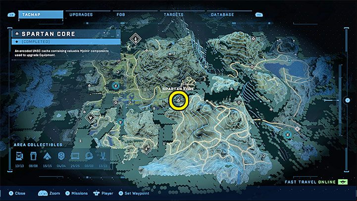 The core is near Riven Gate - Halo Infinite: Mjolnir Armory and Spartan Cores (Reformation) - Reformation - Halo Infinite Guide
