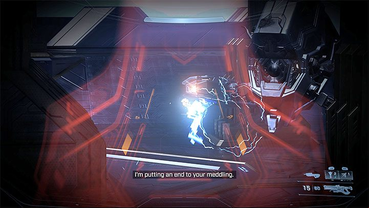 Unlike previous bosses, the drone does not have a separate shield bar, but its armor is durable - Halo Infinite: Adjutant Resolution - boss how to defeat? - Bosses - Halo Infinite Guide