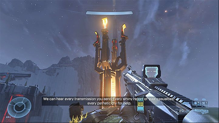 The towers are the places where the Banished spread their propaganda - the big loudspeakers make it easy to locate them - Halo Infinite: Secrets - list of all and basic information - Secrets & Collectibles - Halo Infinite Guide