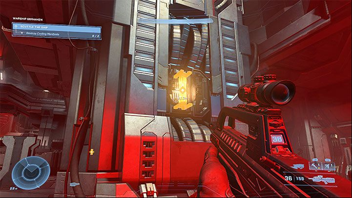 The first objective of the mission is to destroy two collectors - Halo Infinite: Warship Gbraakon - walkthrough - Main missions - Halo Infinite Guide