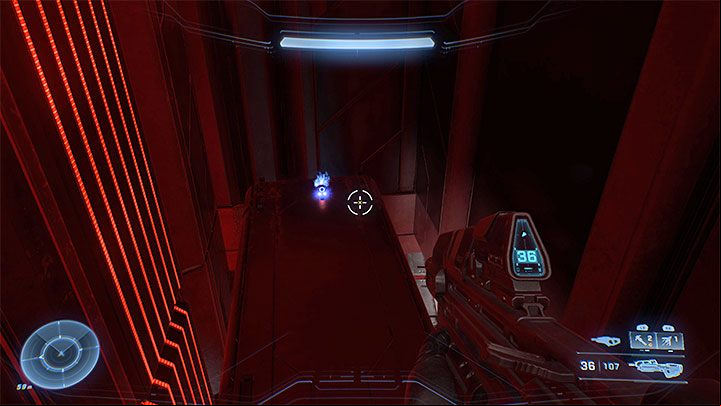 Start the ride up and be careful – you can easily die here if you don't make another jump soon - Halo Infinite: Boom, 1st skull (Warship Gbraakon) - location, where to find? - Skulls - Halo Infinite Guide