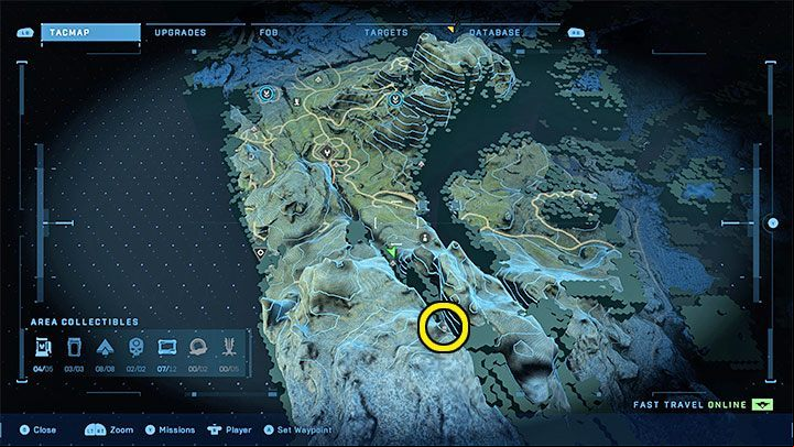 This skull is a bit different because you can find it while exploring the open world - Halo Infinite: Blind, 8th skull (open world) - location, where to find? - Skulls - Halo Infinite Guide