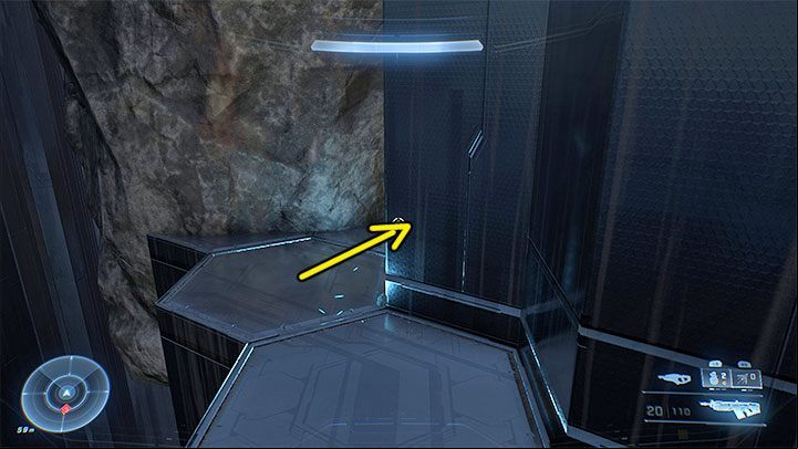 If you land correctly, then you can go to the right from the pictured location - Halo Infinite: Blind, 8th skull (open world) - location, where to find? - Skulls - Halo Infinite Guide