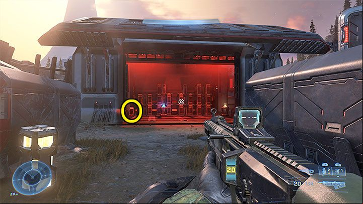 The audio log is inside the building in the central part of the Redoubt, left from two ammunition chests - Halo Infinite: Redoubt of Sundering (Connections) - colectibles, Spartan Cores, Audio Logs - s - Halo Infinite Guide