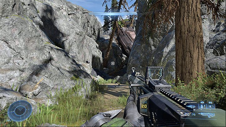 Leave the Armoury and proceed north-east - Halo Infinite: Armory of Reckoning (Connections) - collectibles, Spartan Cores, Audio Logs - s - Halo Infinite Guide