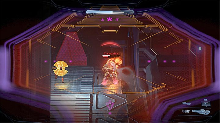 The elevator ride will not go as planned - it will take you to boss Tremonius - Halo Infinite: Foundation - walkthrough - Main missions - Halo Infinite Guide
