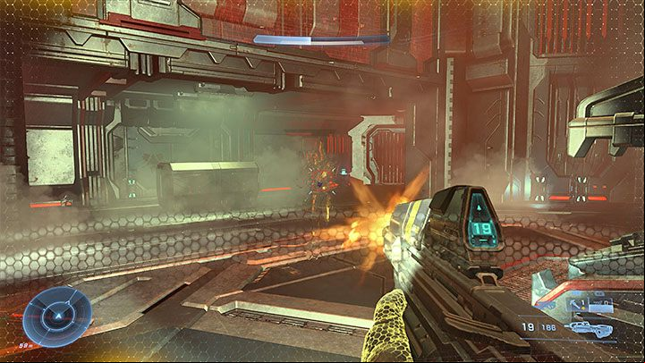 The Threat Sensor can replace the Grappleshot you have equipped by default - Halo Infinite: Chak Lok - boss, how to defeat? - Bosses - Halo Infinite Guide