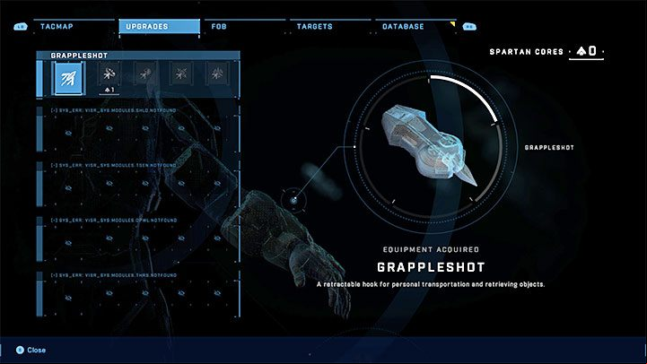 Grappleshot is a gadget available from the very beginning of the campaign - Halo Infinite: Grappleshot - how to use? - FAQ - Halo Infinite Guide