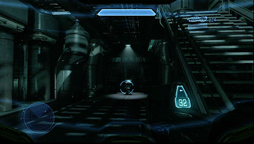 When you a first age, you get stairs on your left - Get to the observation point - Dawn - Halo 4 - Game Guide and Walkthrough