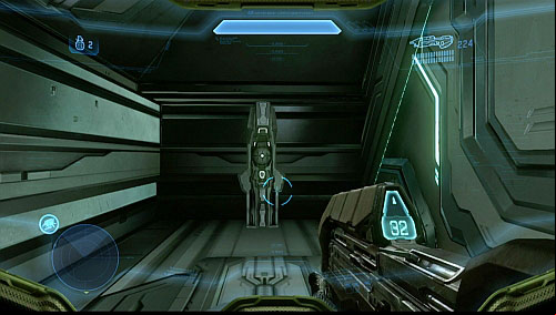 Terminal 3: in mission Infinity where you get to the base in which you meet Lasky, turn around about 180 degrees after a cut scene - Terminals - Halo 4 - Game Guide and Walkthrough