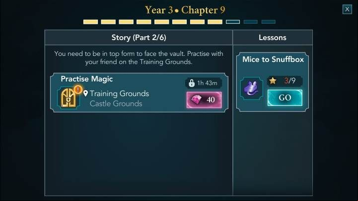 In order to develop your character, you have to learn new things - Year 3 in Harry Potter The Hogwarts Mystery - Studying in Harry Potter The Hogwarts Mystery - Harry Potter: The Hogwarts Mystery Game Guide