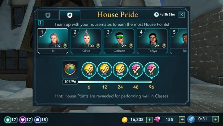The events differ from one another - Special events in Harry Potter: The Hogwarts Mystery - Basic tips - Harry Potter: The Hogwarts Mystery Game Guide