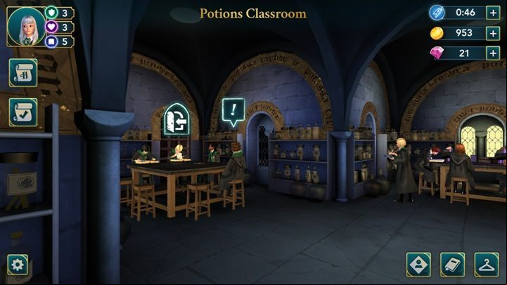 You can take part in classes while completing storyline quests, but you can also come to study if you want to engage in a different type of activity - Events and Classes in Harry Potter The Hogwarts Mystery - Quests and Events - Harry Potter: The Hogwarts Mystery Game Guide