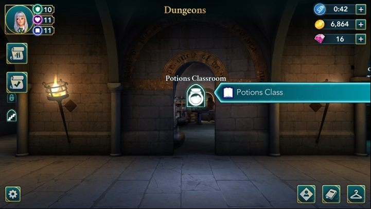 Knowledge skill can be developed mainly by taking part in transmutation and potions classes - How to develop skills in Harry Potter The Hogwarts Mystery? - Basic tips - Harry Potter: The Hogwarts Mystery Game Guide