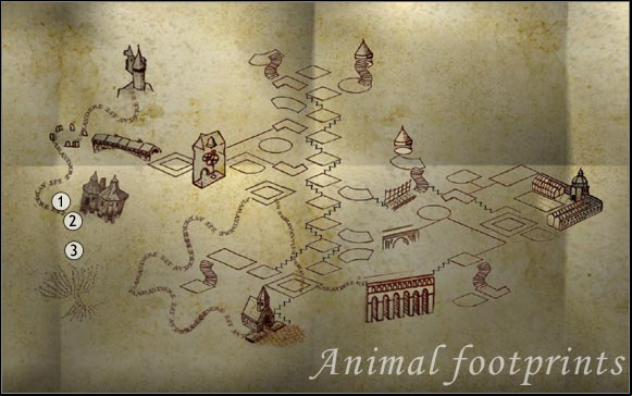 1 - Animal footprints - Encyclopedia - Harry Potter and the Order of the Phoenix - Game Guide and Walkthrough