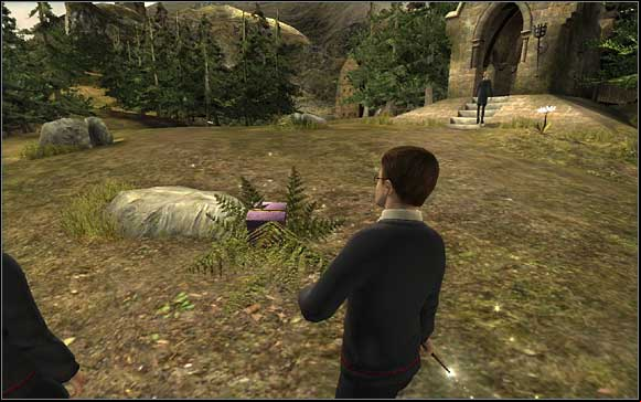 There're plenty of packages in that kind of plants. Just use Accio. - Fred & George's Packages - Encyclopedia - Harry Potter and the Order of the Phoenix - Game Guide and Walkthrough